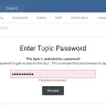 Topic Password Protection