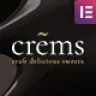 Crems - Bakery, Chocolate Sweets & Pastry WordPress Theme