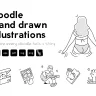 450 Zoodle Hand Drawn Illustrations