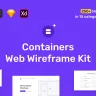 Containers Web Wireframe Kit