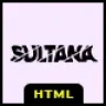 Sultana - Minimal Personal Portfolio HTML Template