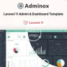 Adminox - Laravel 11 Admin & Dashboard Template