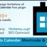 Calendrier des événements Shortcode et modèles Pro - Plugin WordPress